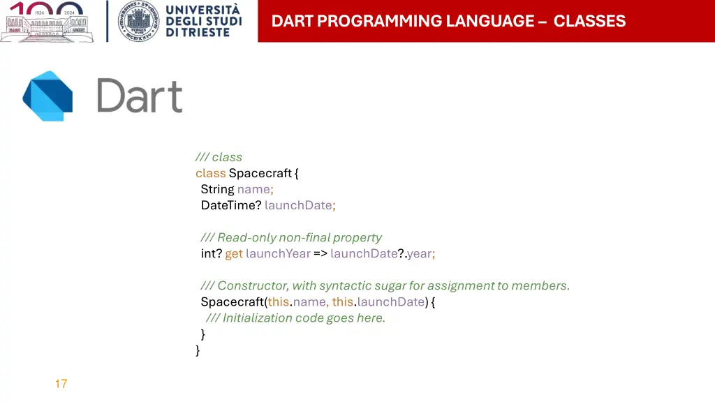 dart programming language classes