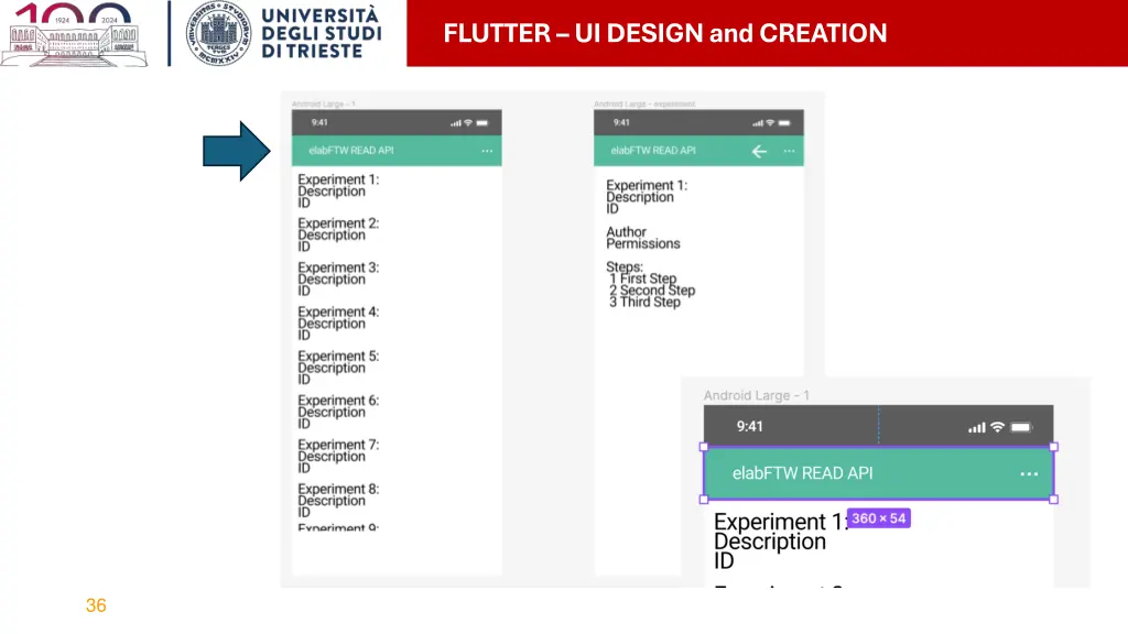 flutter ui design and creation
