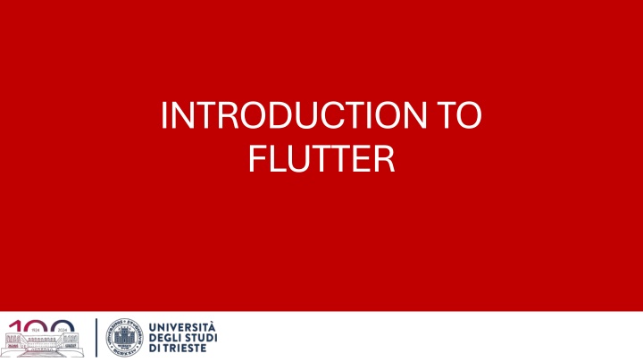 introduction to flutter