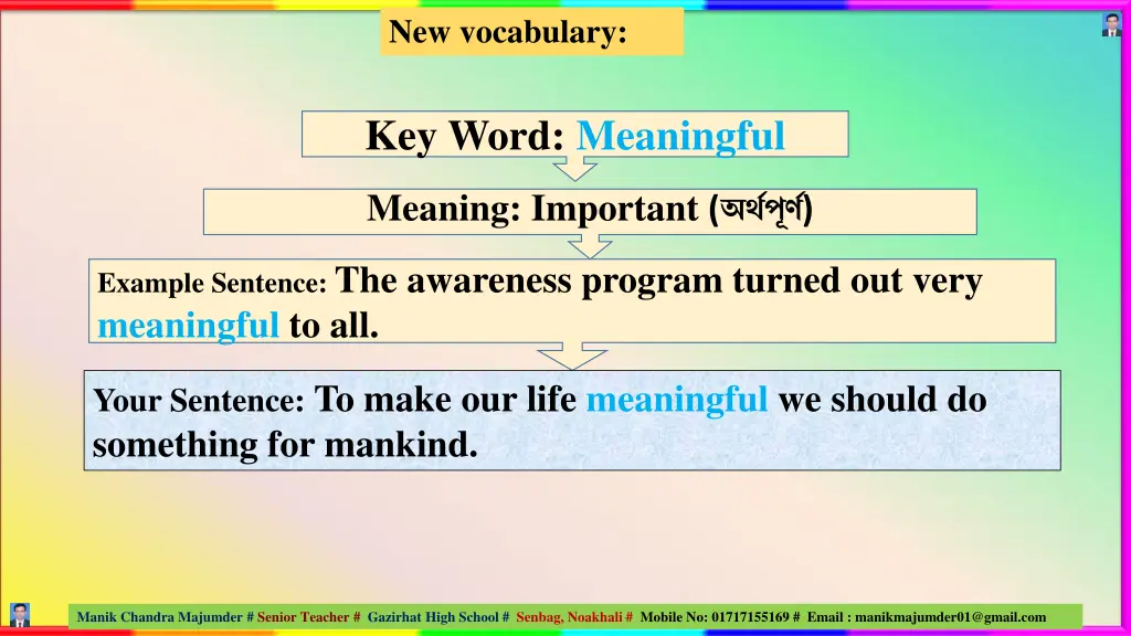 new vocabulary 1