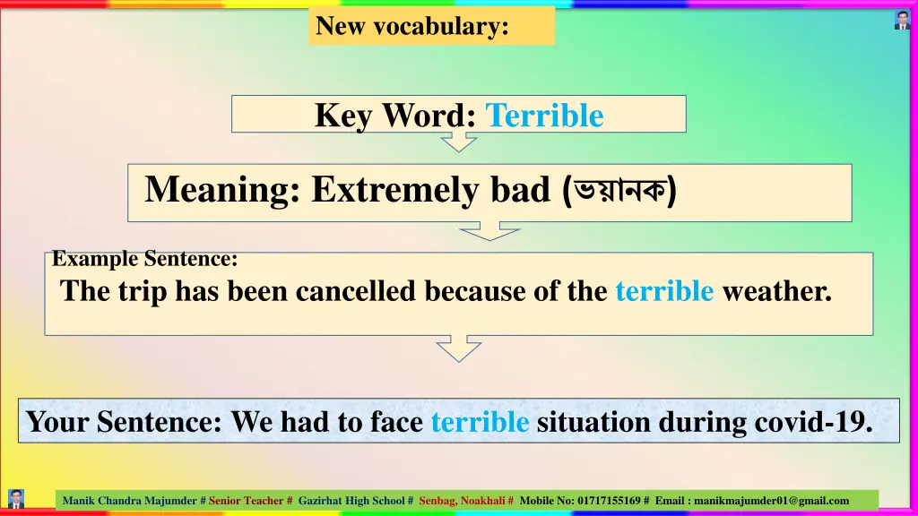 new vocabulary 7