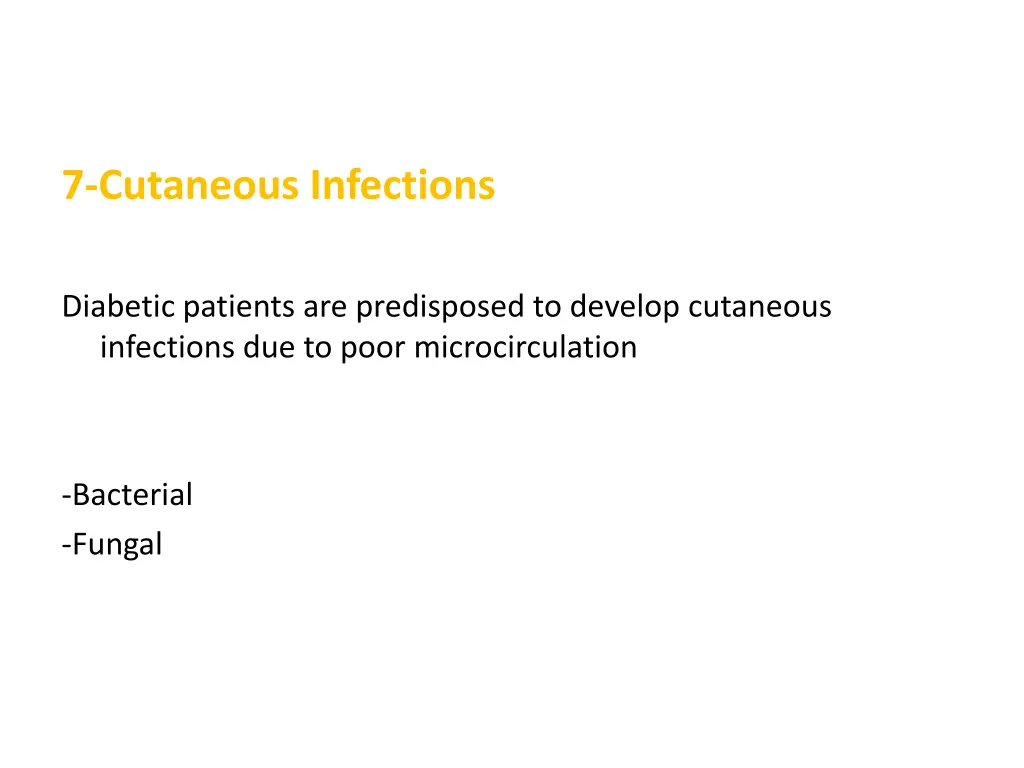 7 cutaneous infections