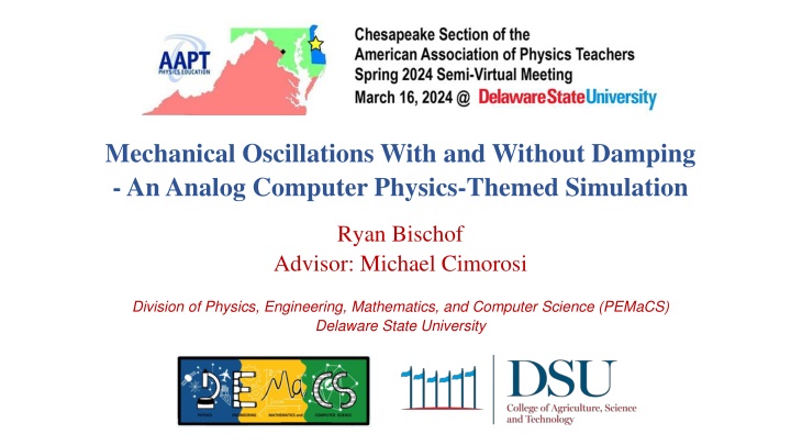 mechanical oscillations with and without damping