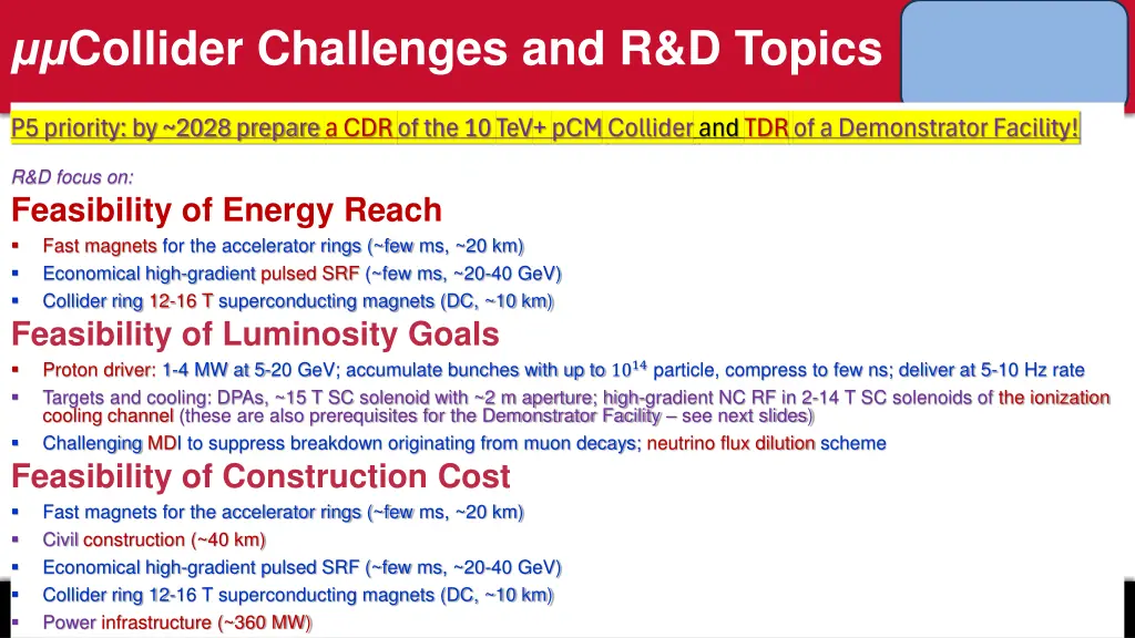 collider challenges and r d topics