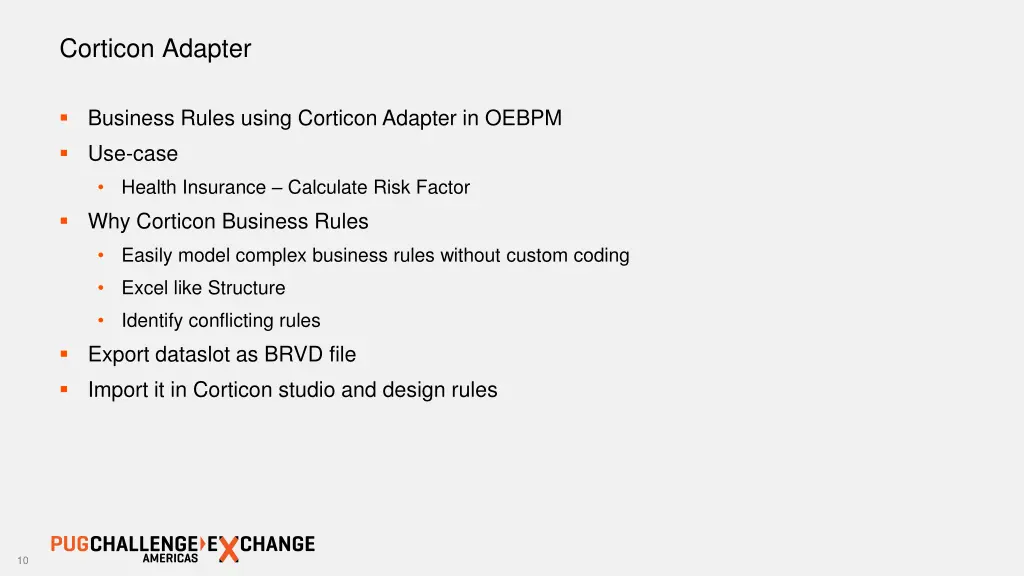 corticon adapter