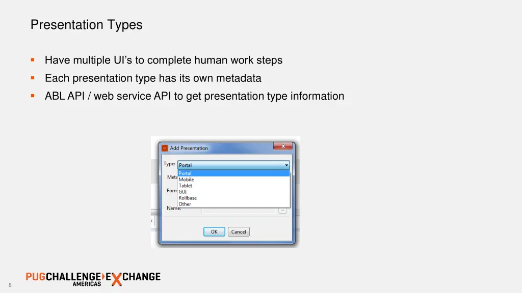 presentation types