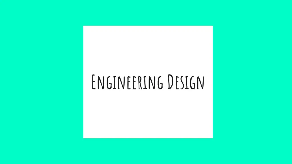 engineering design