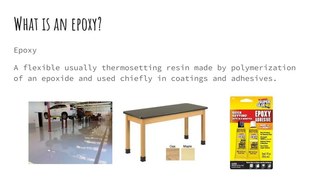 what is an epoxy