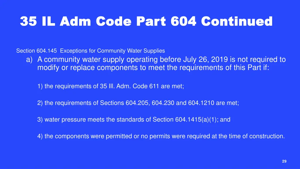 35 il adm code part 604 continued 35 il adm code
