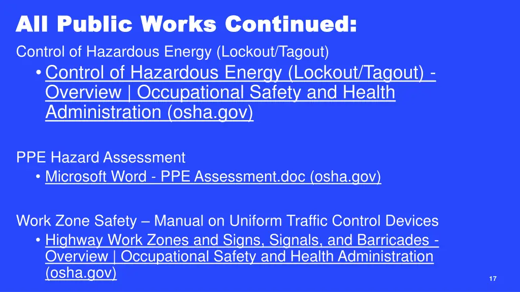 all public works continued all public works 1