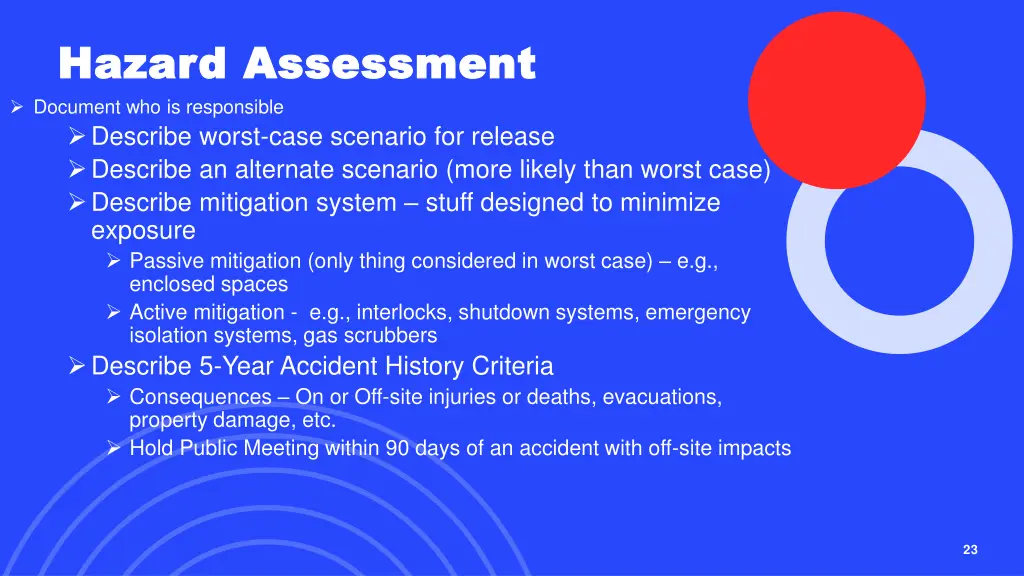 hazard assessment hazard assessment document