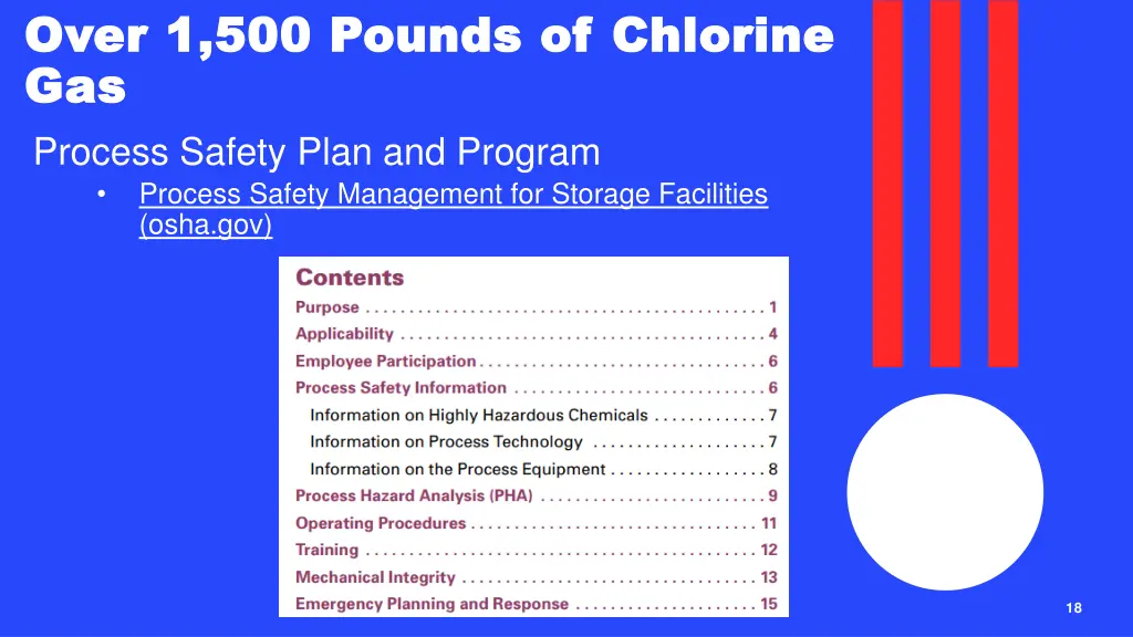 over 1 500 pounds of chlorine over 1 500 pounds