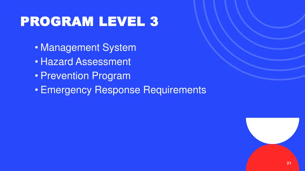 program level 3 program level 3