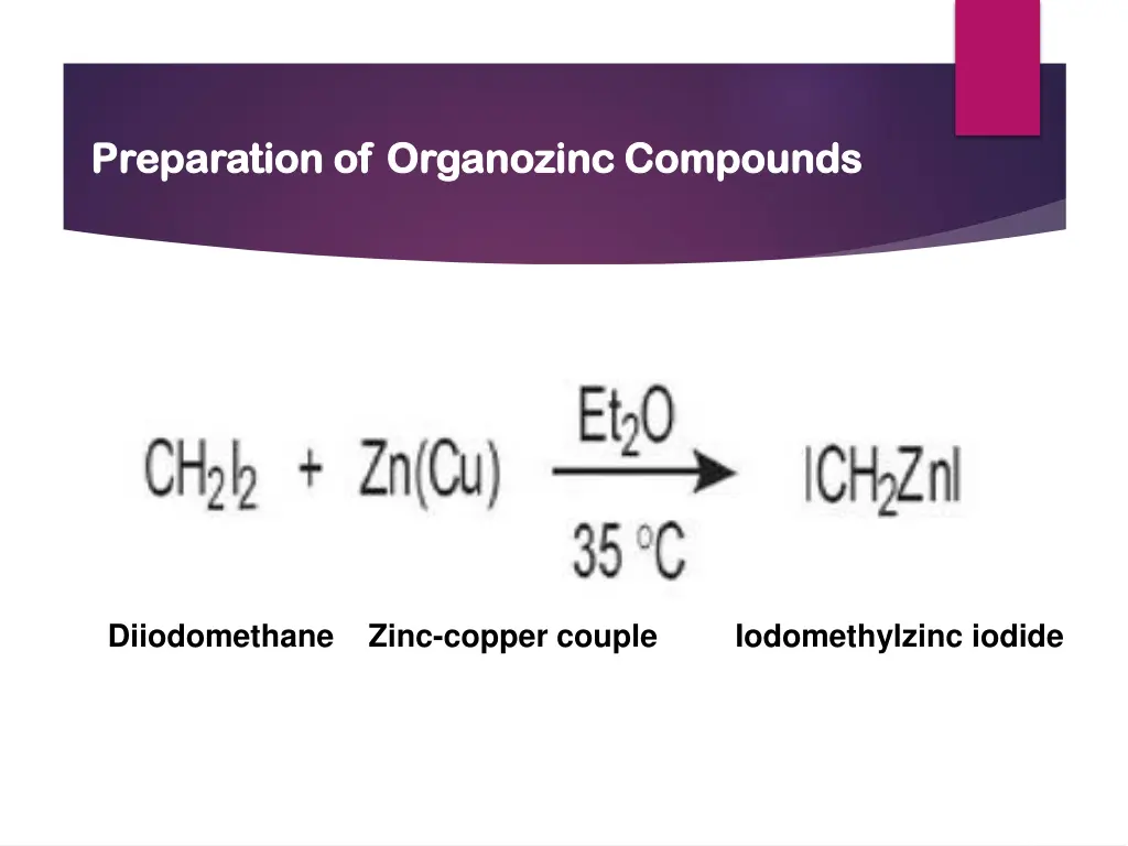 preparation of preparation of organo 2