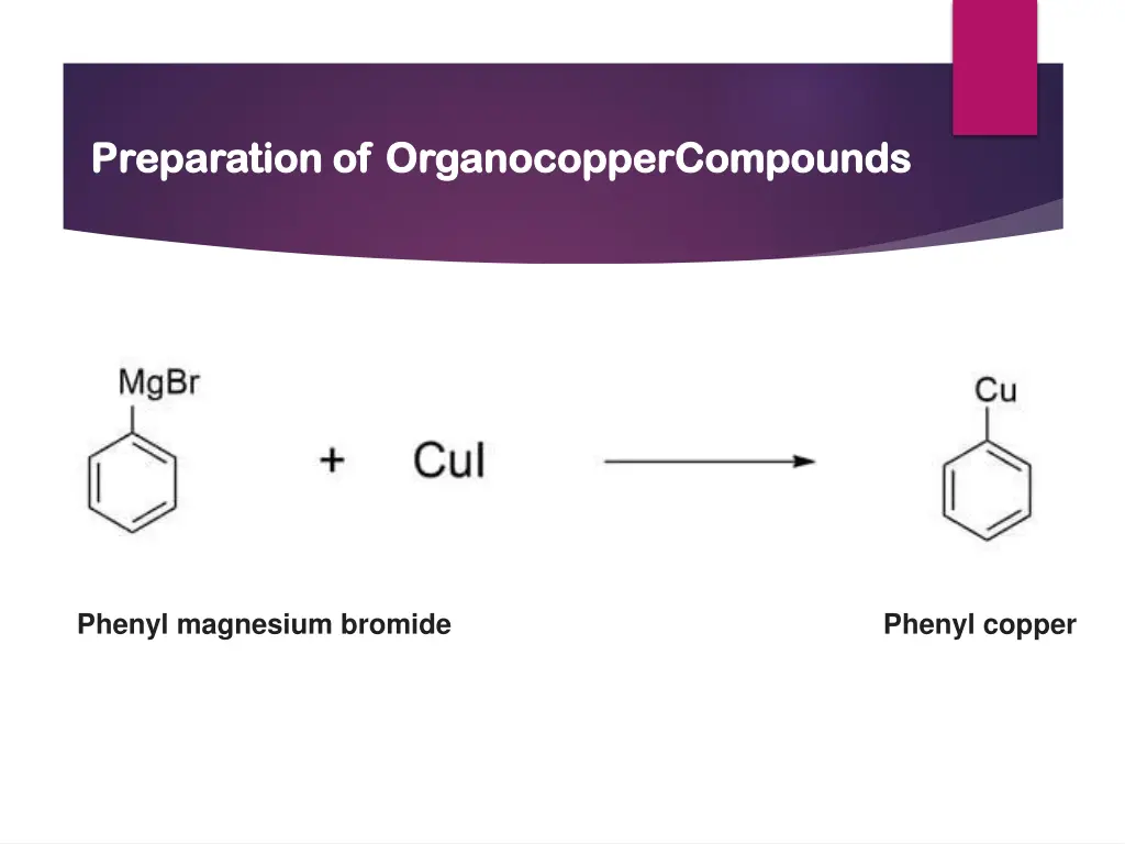 preparation of preparation of organo 4