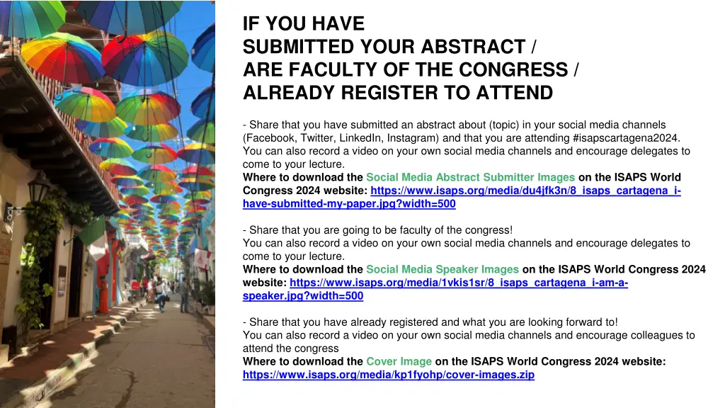 if you have submitted your abstract are faculty