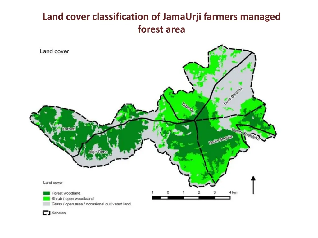 land cover classification of jamaurji farmers