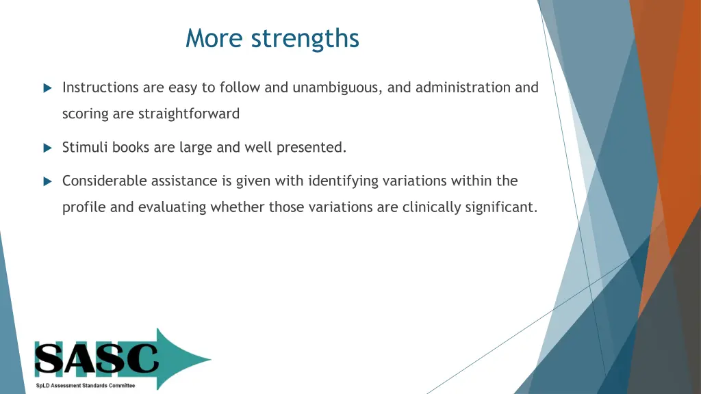 more strengths