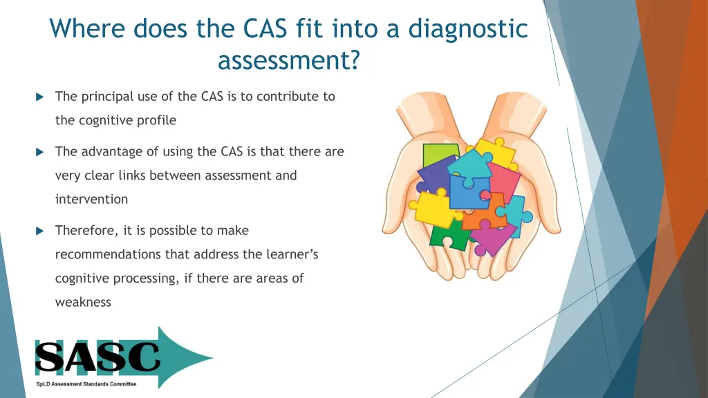 where does the cas fit into a diagnostic