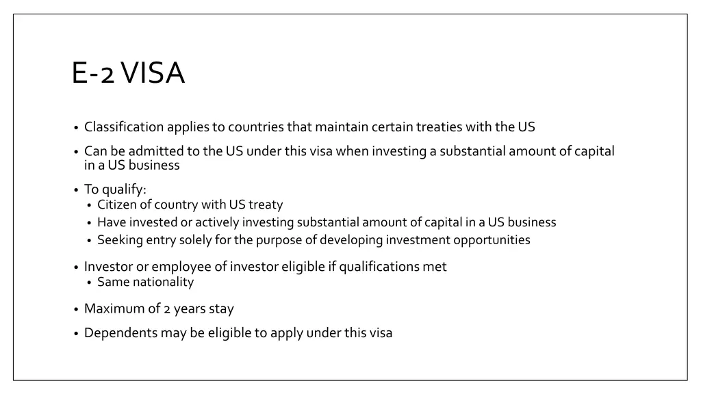 e 2 visa