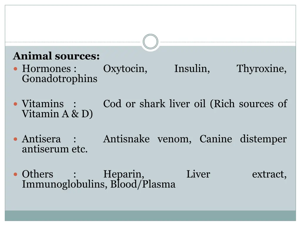 animal sources hormones gonadotrophins