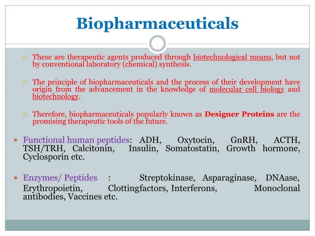 biopharmaceuticals
