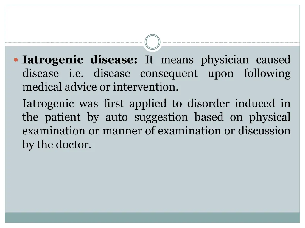 iatrogenic disease it means physician caused