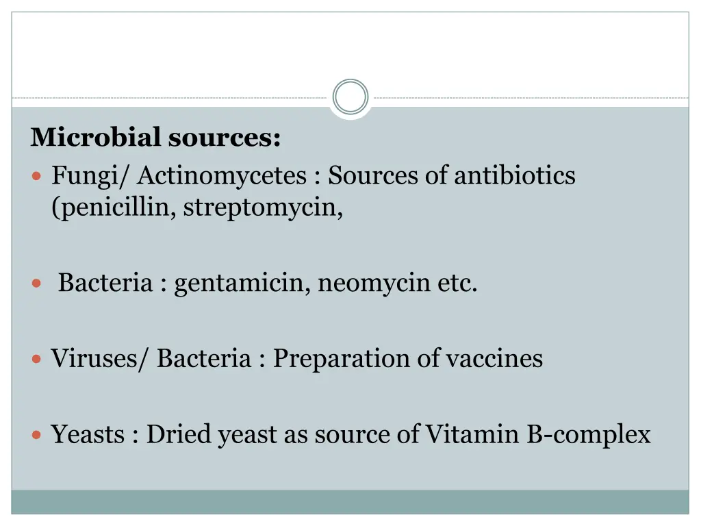 microbial sources fungi actinomycetes sources