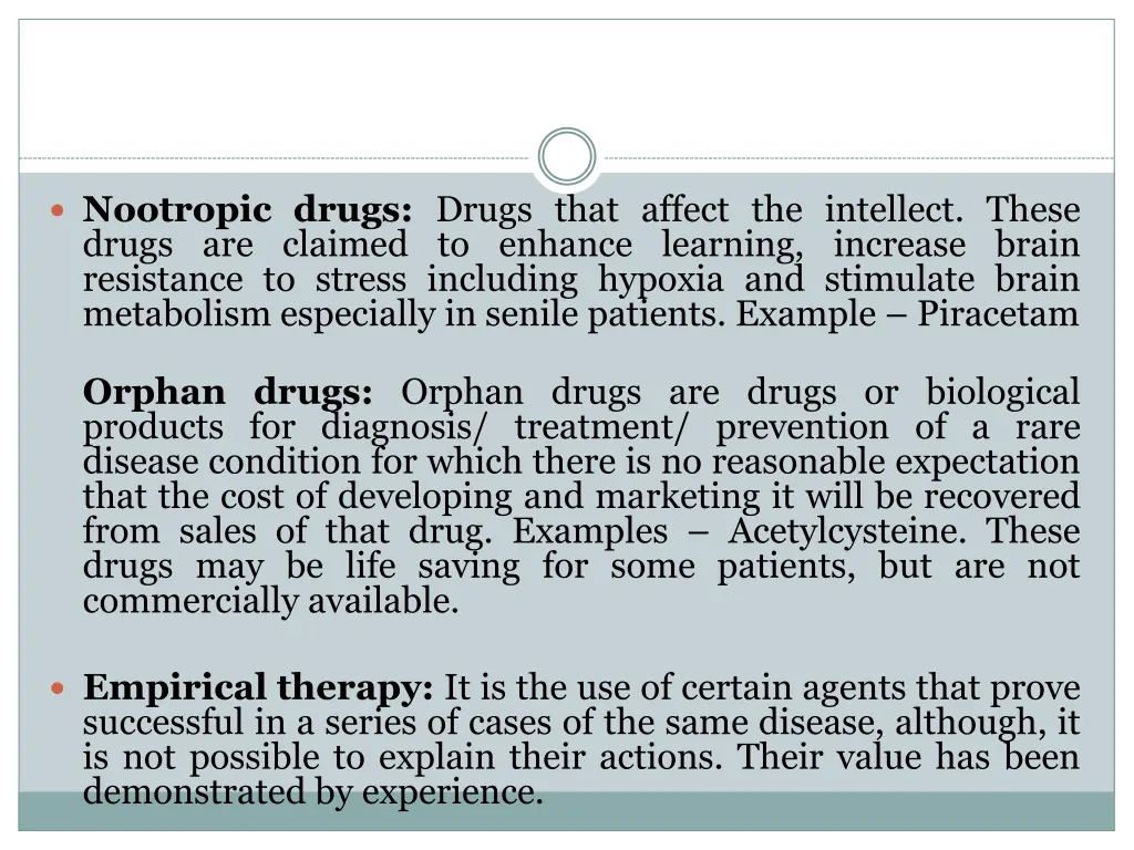 nootropic drugs drugs that affect the intellect