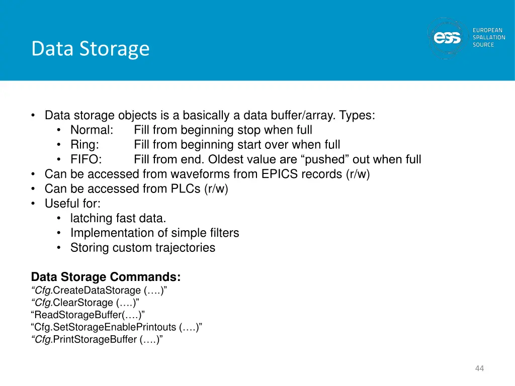 data storage