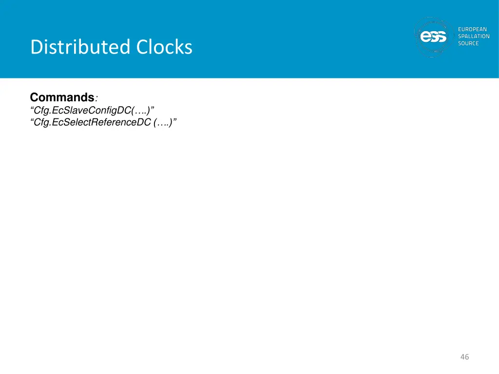 distributed clocks