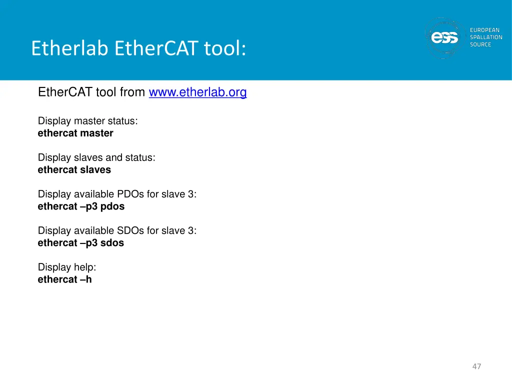 etherlab ethercat tool