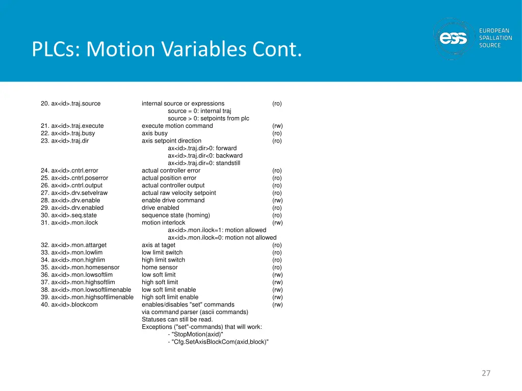 plcs motion variables cont