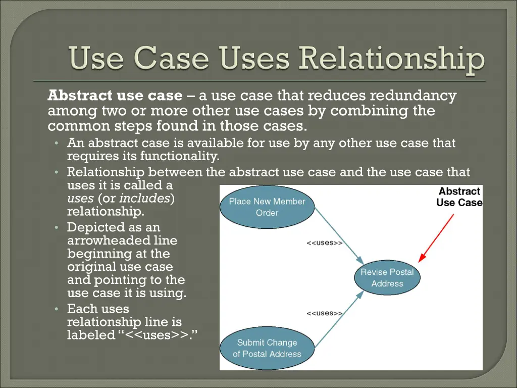 abstract use case a use case that reduces