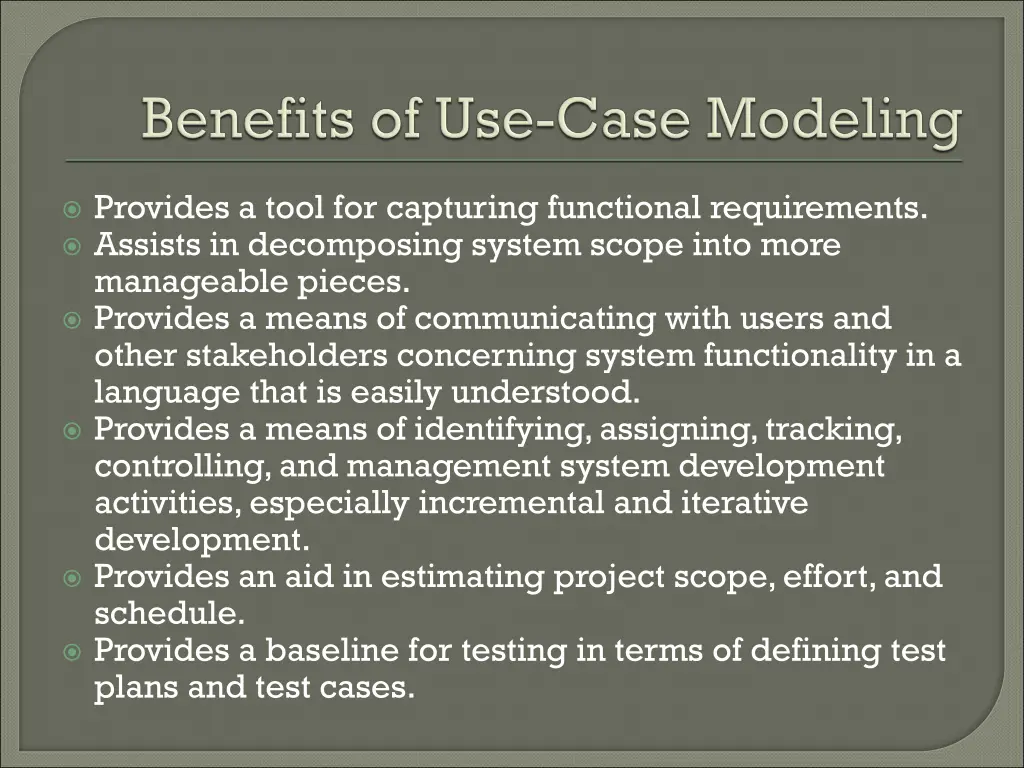 provides a tool for capturing functional