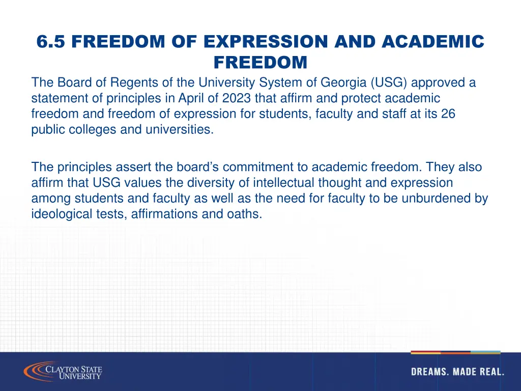 6 5 freedom of expression and academic freedom