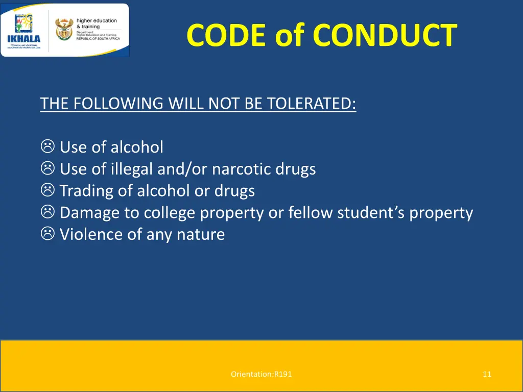 code of conduct 3