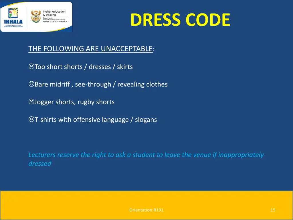 dress code 1