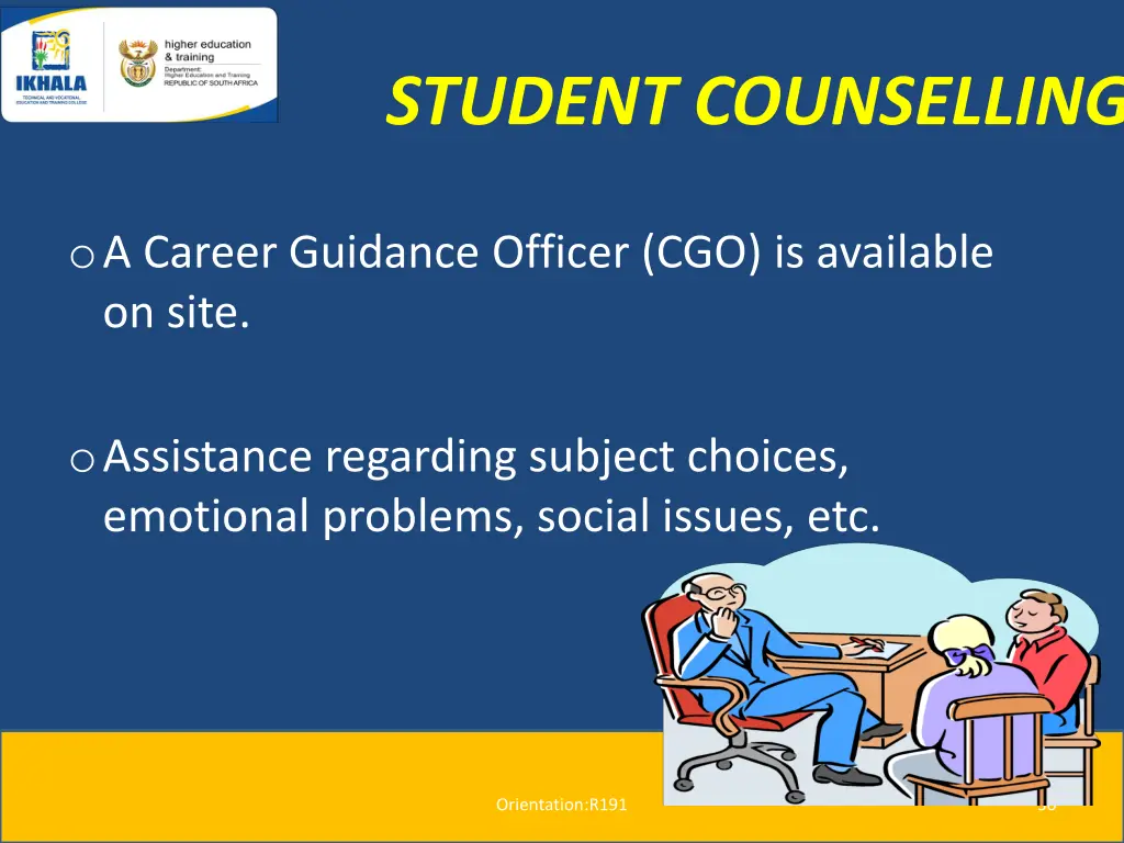 student counselling