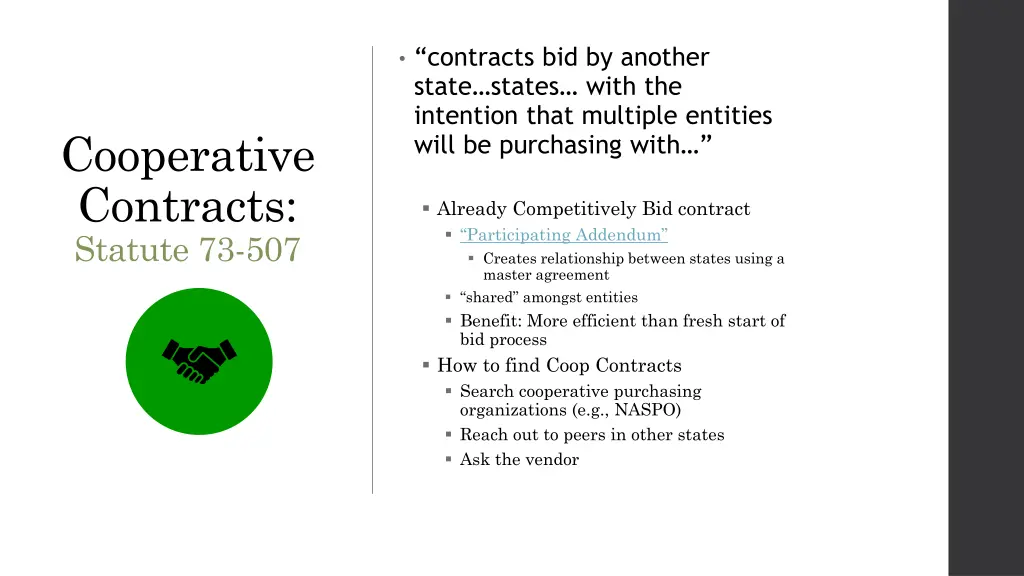 contracts bid by another state states with