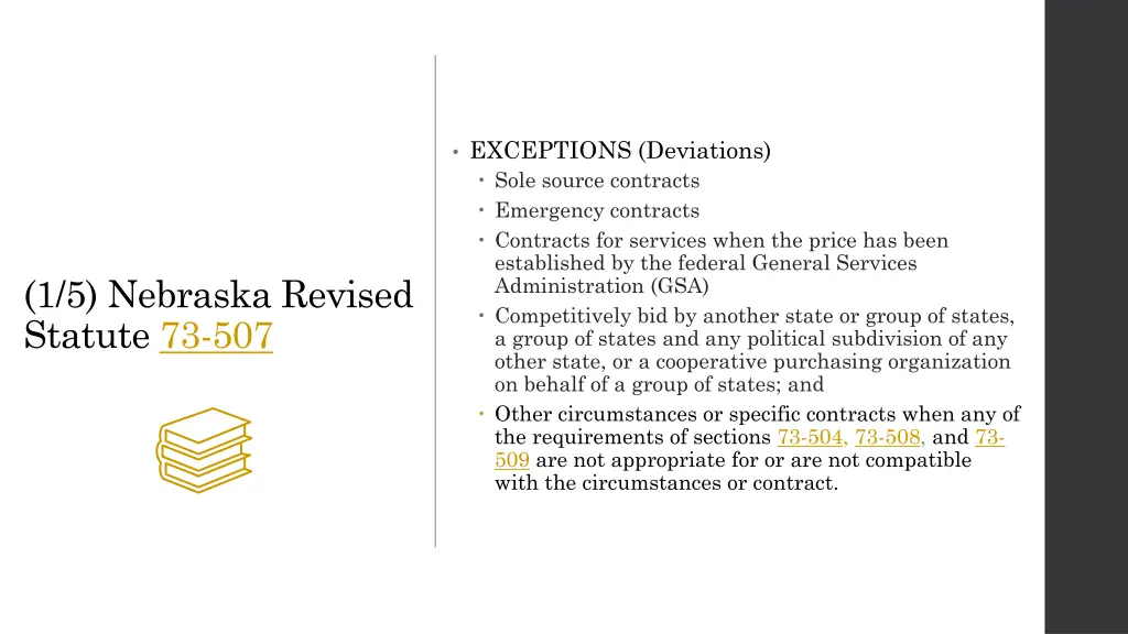 exceptions deviations sole source contracts