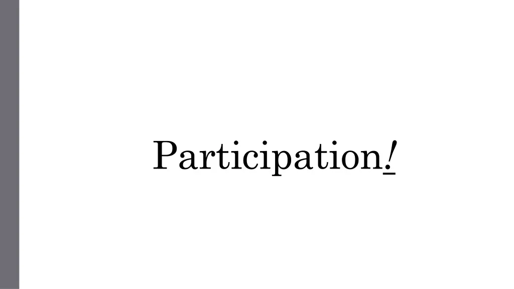 participation