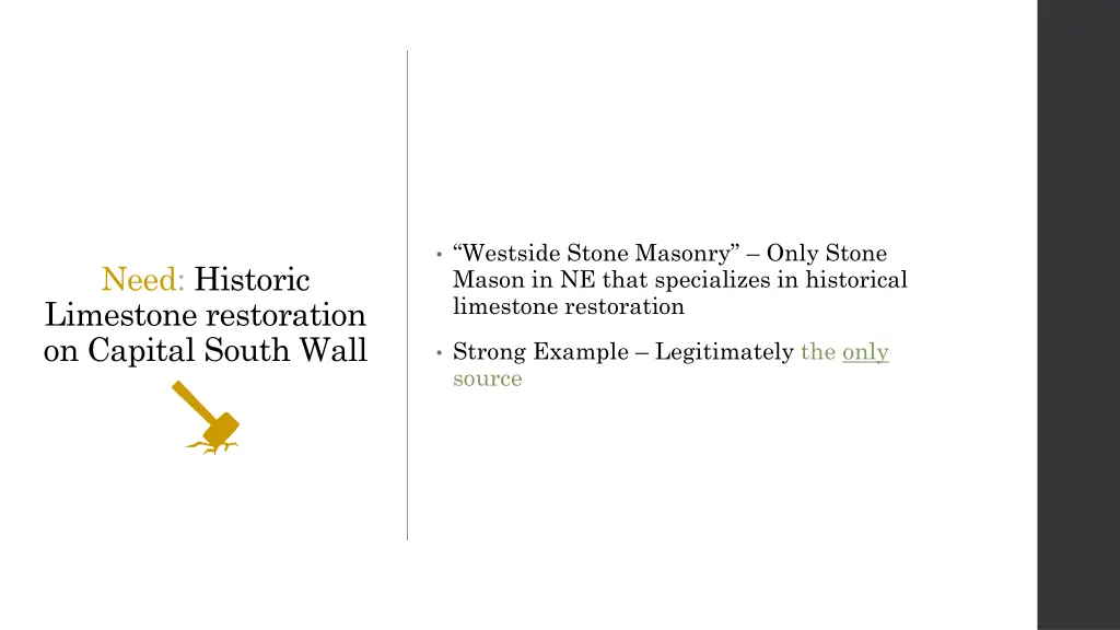 westside stone masonry only stone mason