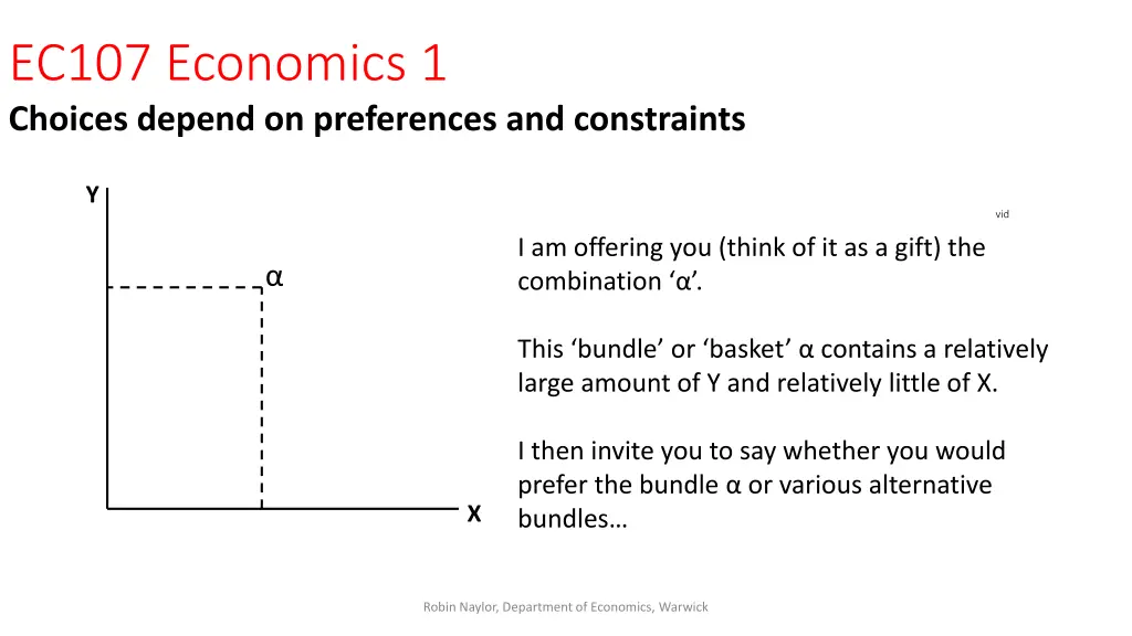 ec107 economics 1 choices depend on preferences 1