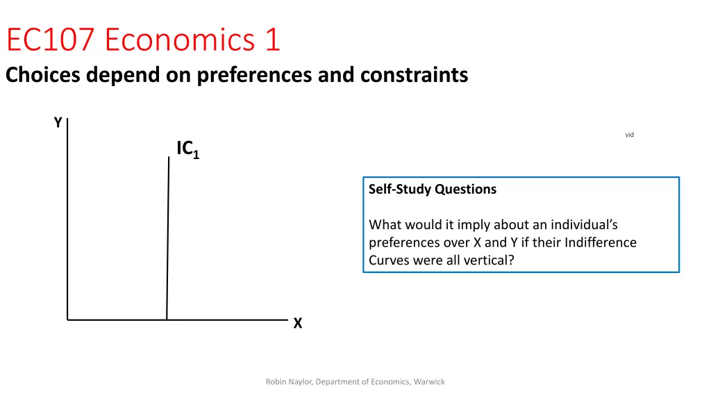 ec107 economics 1 choices depend on preferences 10