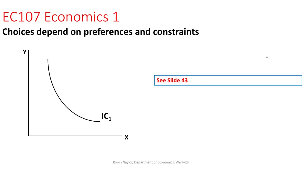 ec107 economics 1 choices depend on preferences 14