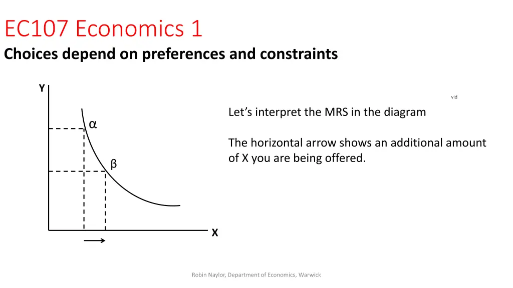 ec107 economics 1 choices depend on preferences 17