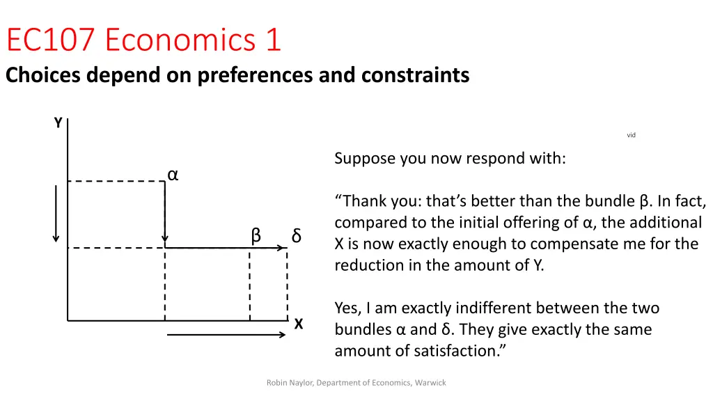 ec107 economics 1 choices depend on preferences 4