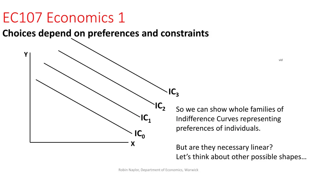 ec107 economics 1 choices depend on preferences 8