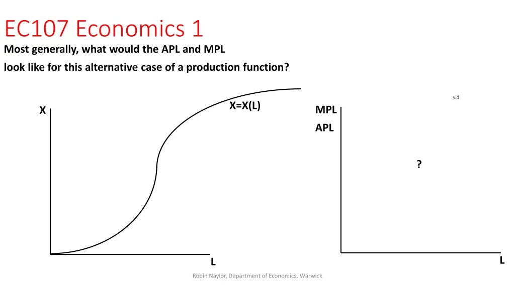 most generally what would the apl and mpl ec107